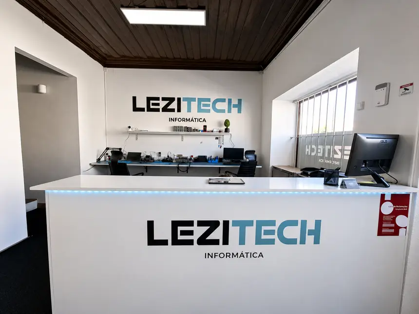 Balcão de atendimento da Lezitech